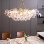 Raselle Glass Chandelier-Moonnatur
