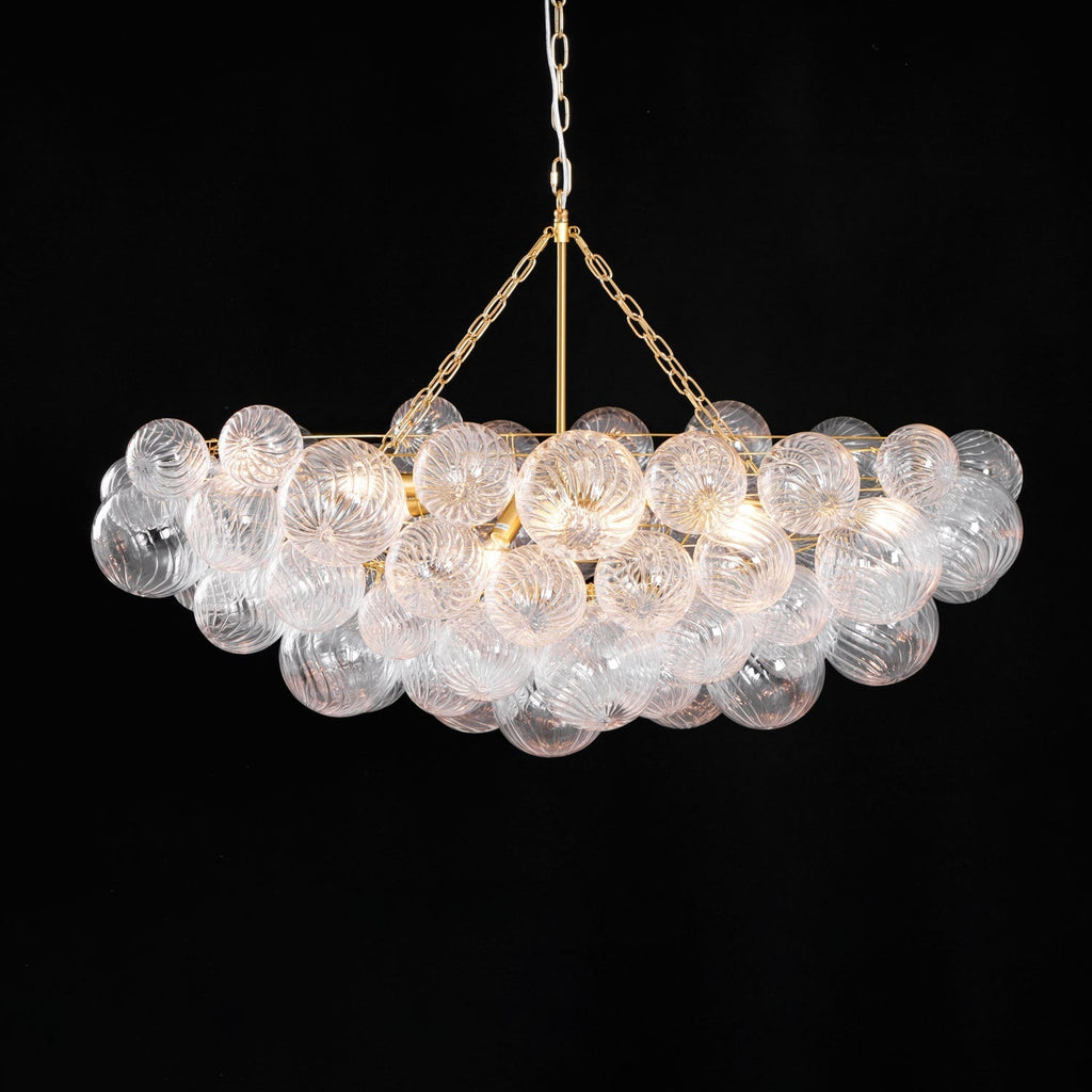 Raselle Glass Chandelier-Moonnatur