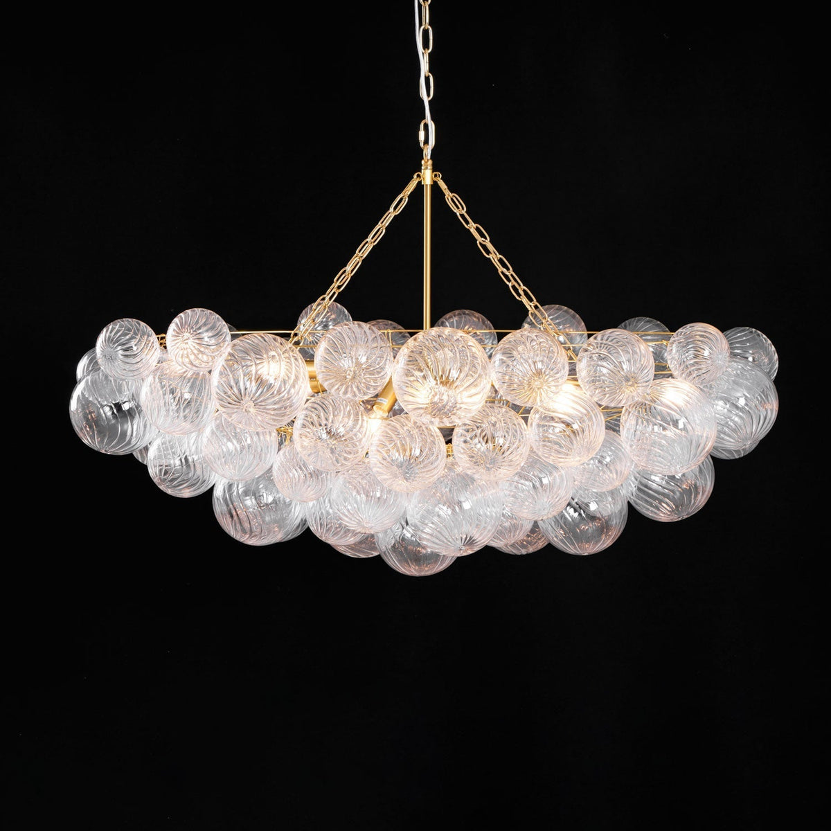 Raselle Glass Chandelier-Moonnatur