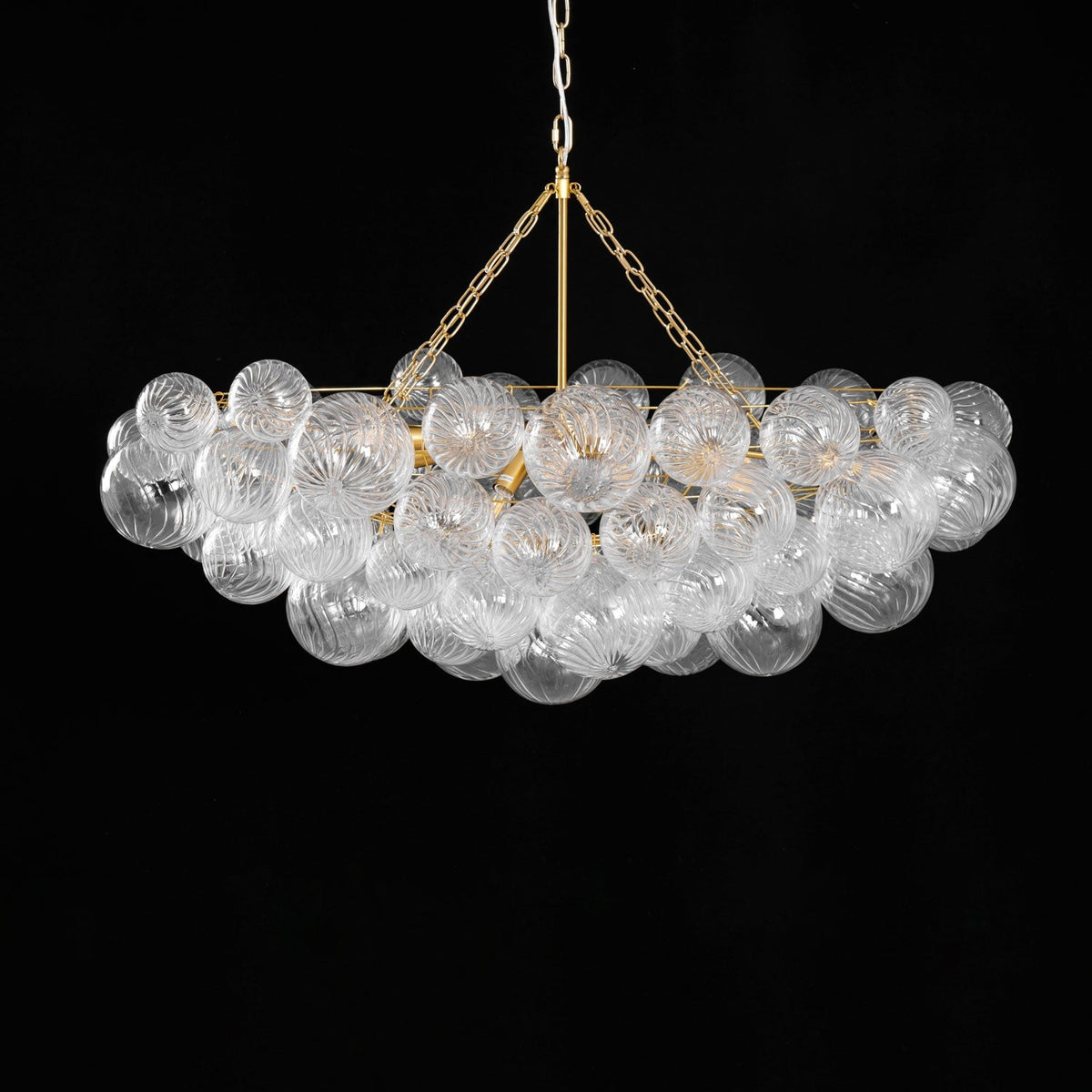 Raselle Glass Chandelier-Moonnatur