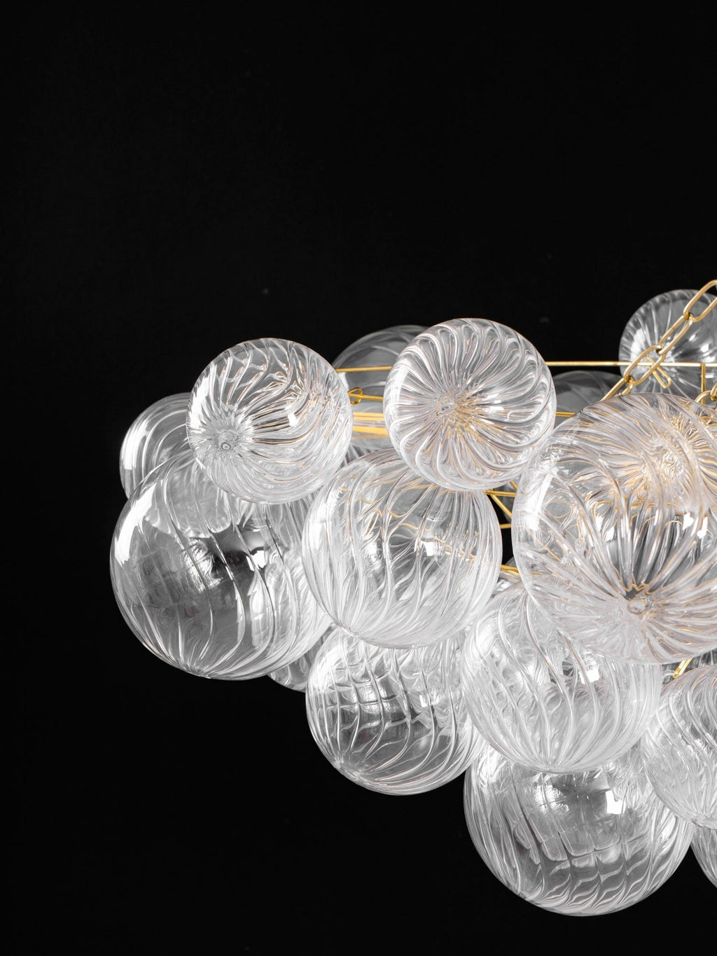 Raselle Glass Chandelier-Moonnatur