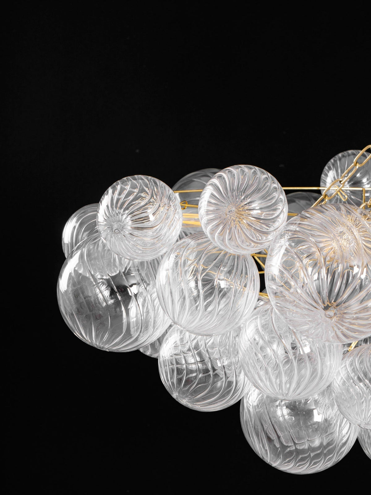 Raselle Glass Chandelier-Moonnatur