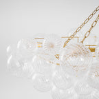 Raselle Glass Chandelier-Moonnatur