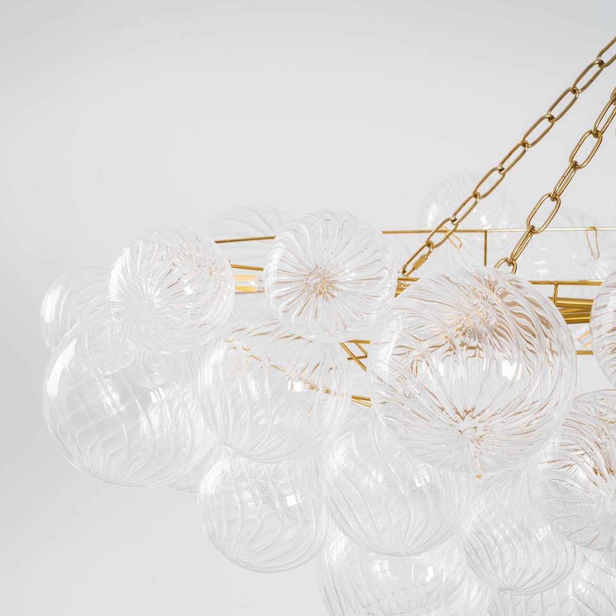 Raselle Glass Chandelier-Moonnatur