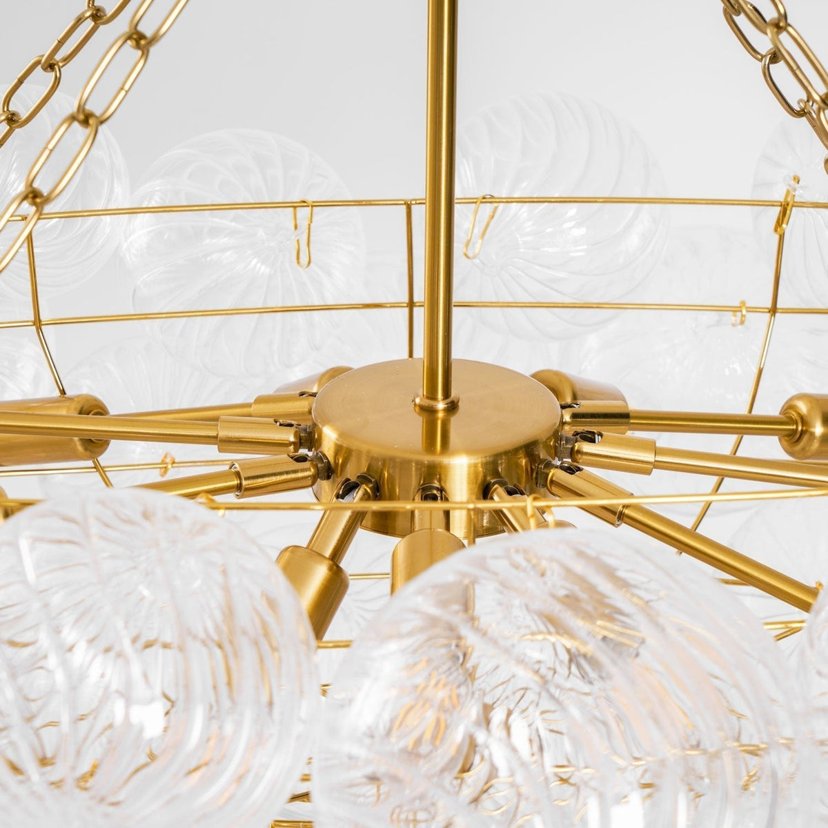 Raselle Glass Chandelier-Moonnatur
