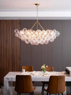 Raselle Glass Chandelier-Moonnatur