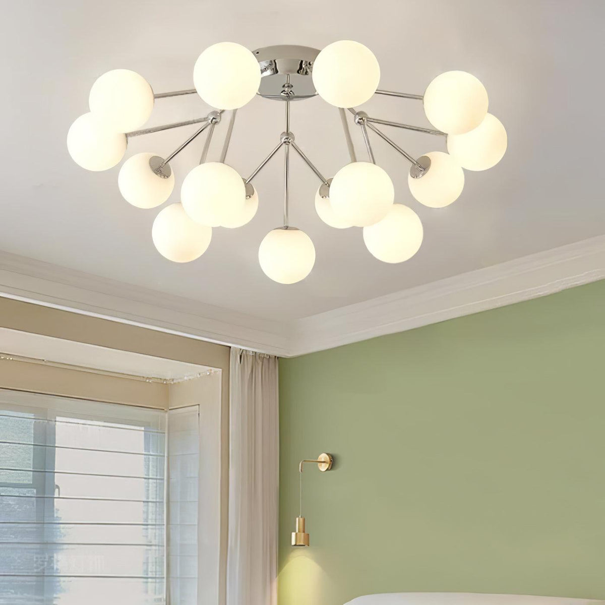 Tildenelis Glass Ceiling Light-Moonnatur