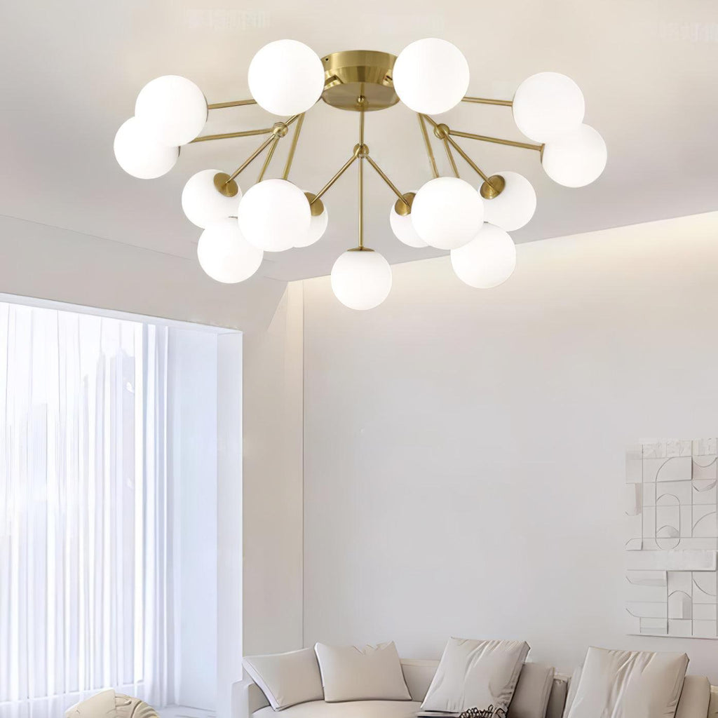 Tildenelis Glass Ceiling Light-Moonnatur