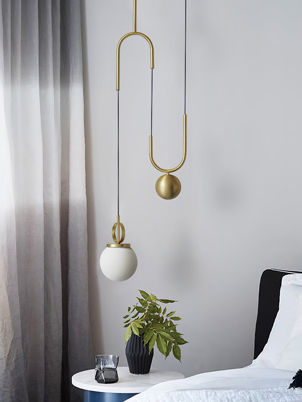 Beldeneth Glass Pendant Light-Moonnatur