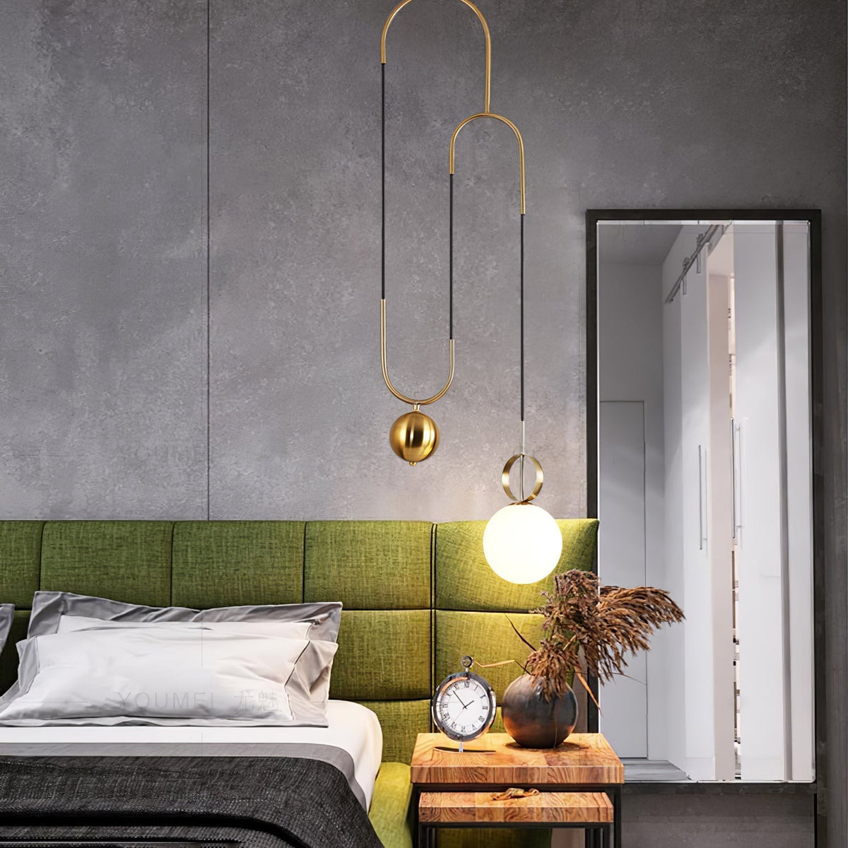 Beldeneth Glass Pendant Light-Moonnatur