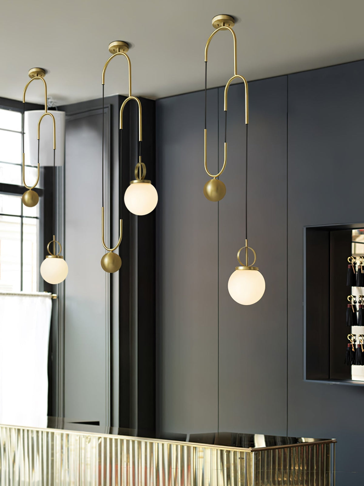 Beldeneth Glass Pendant Light-Moonnatur