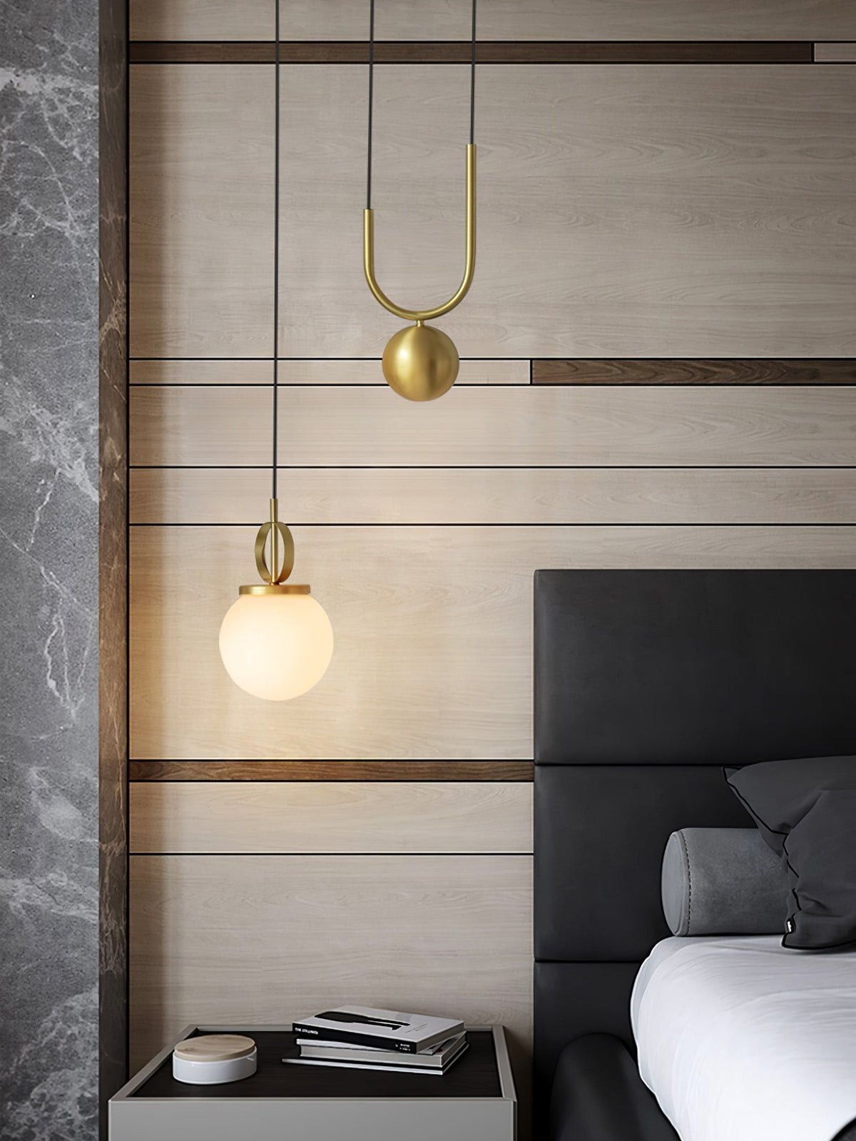 Beldeneth Glass Pendant Light-Moonnatur