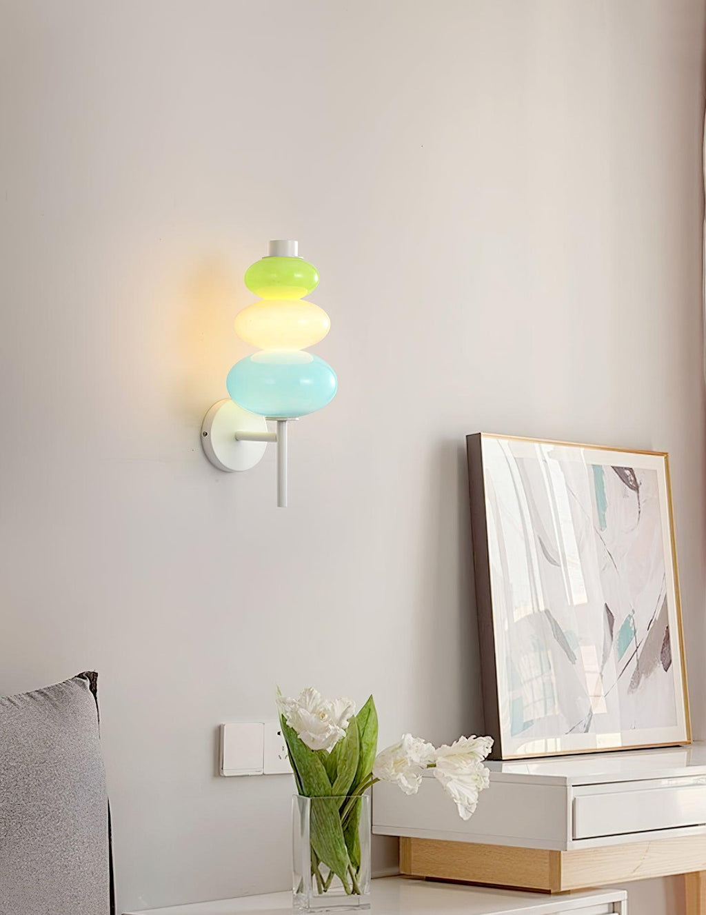 Carnelhill Glass Wall Light-Moonnatur