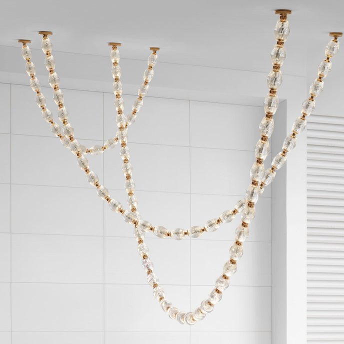 Ivrenenora Glass Chandelier-Moonnatur