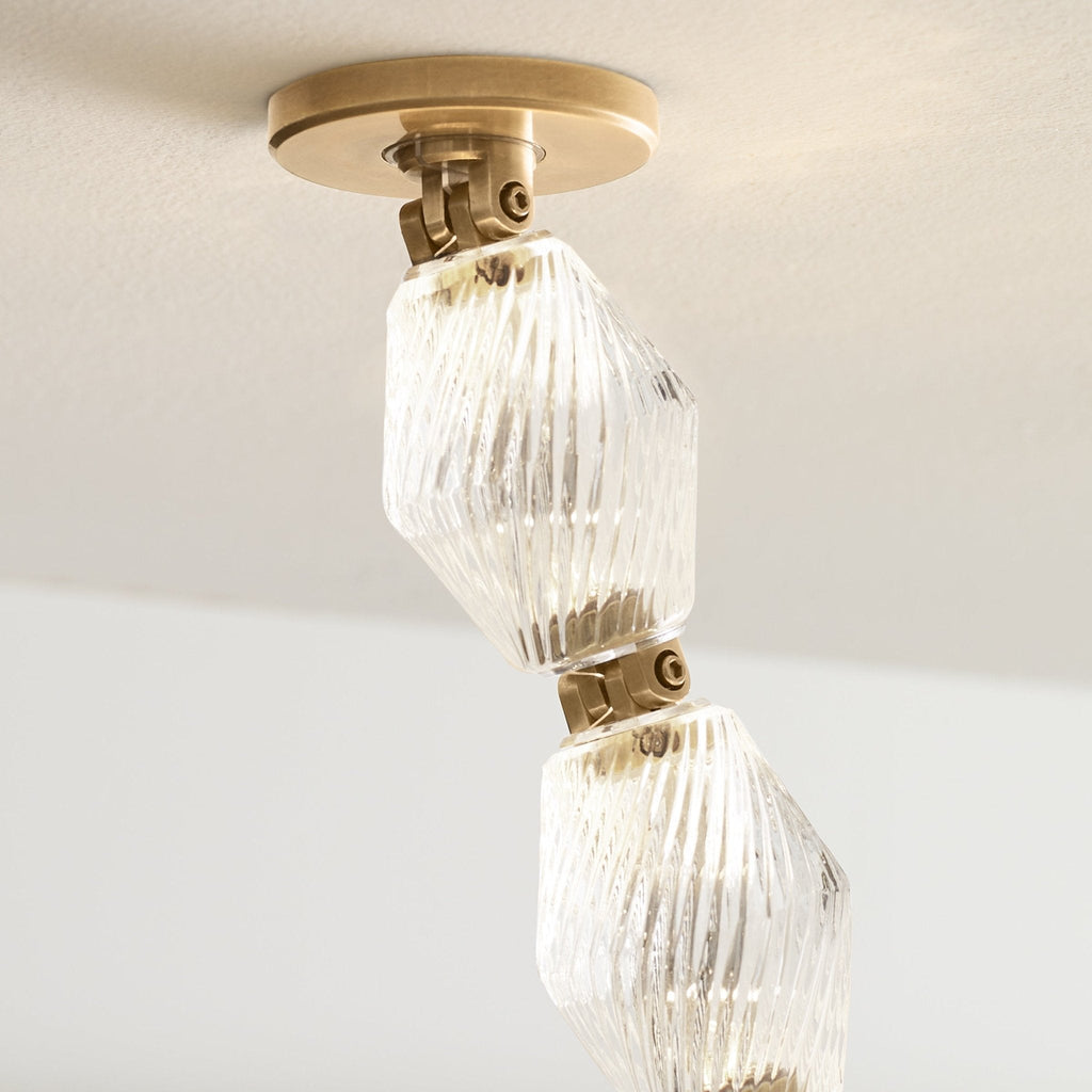 Ivrenenora Glass Chandelier-Moonnatur