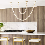 Ivrenenora Glass Chandelier-Moonnatur