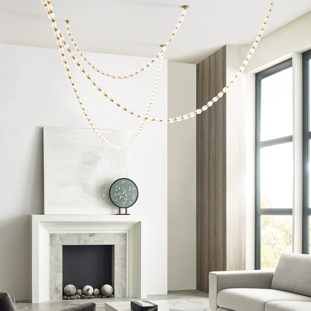 Ivrenenora Glass Chandelier-Moonnatur