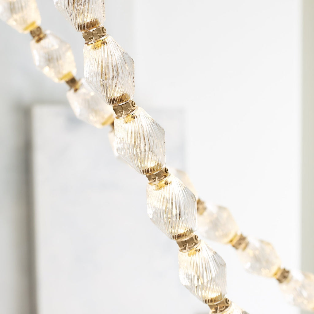 Ivrenenora Glass Chandelier-Moonnatur