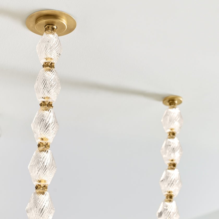 Ivrenenora Glass Chandelier-Moonnatur
