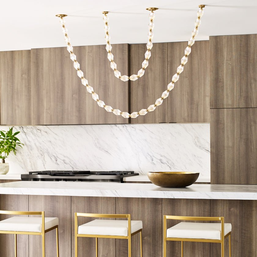 Ivrenenora Glass Chandelier-Moonnatur