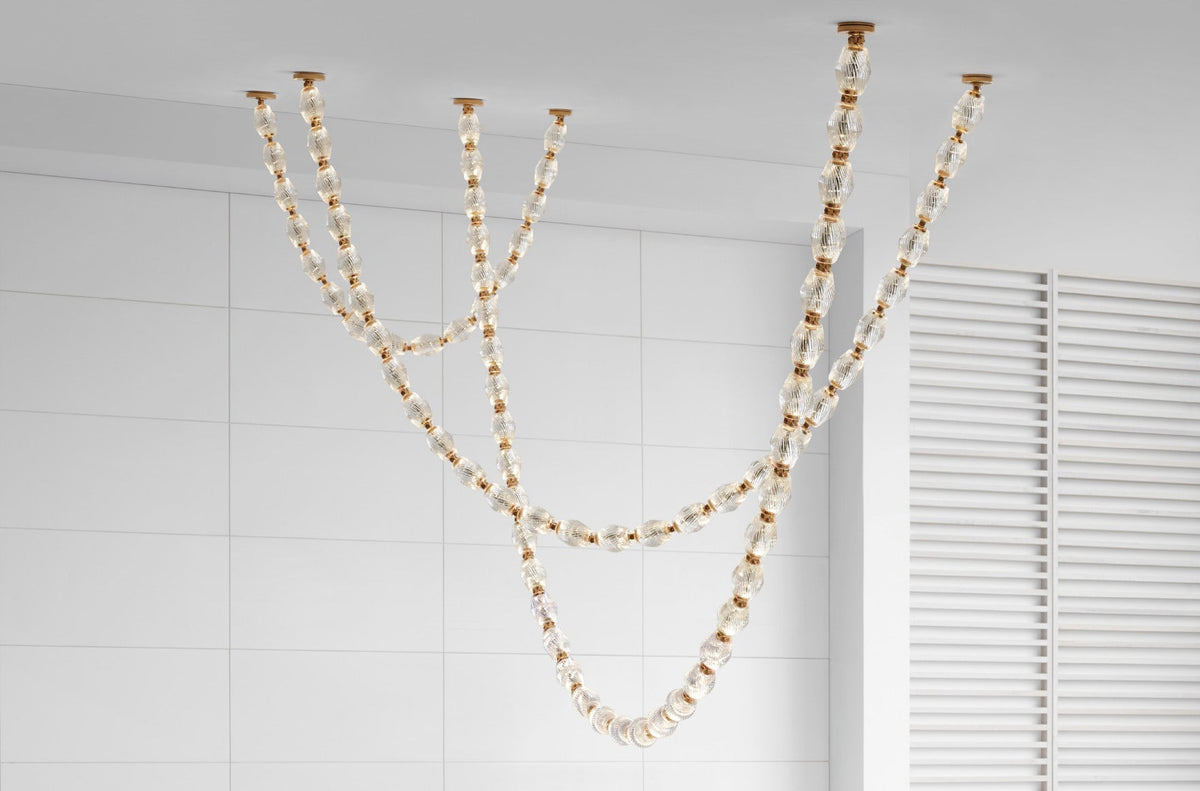 Ivrenenora Glass Chandelier-Moonnatur