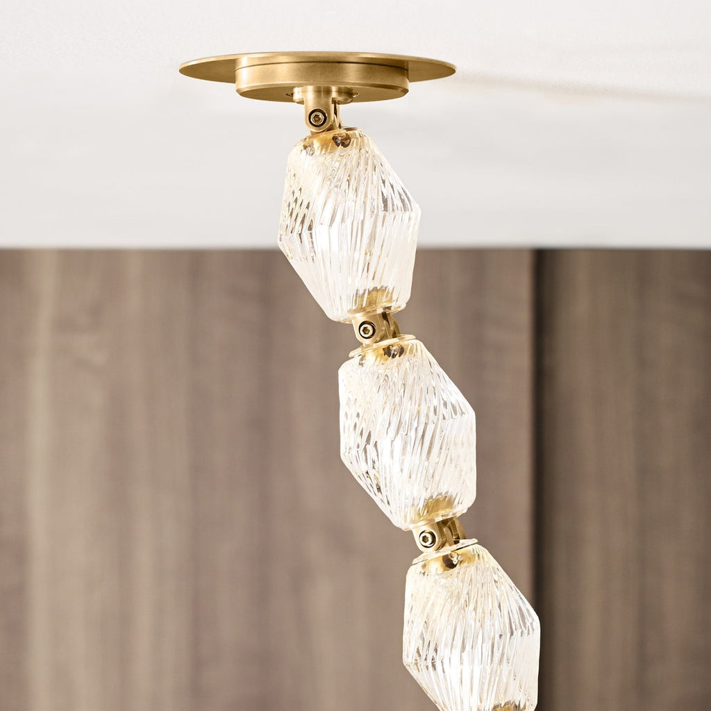 Ivrenenora Glass Chandelier-Moonnatur