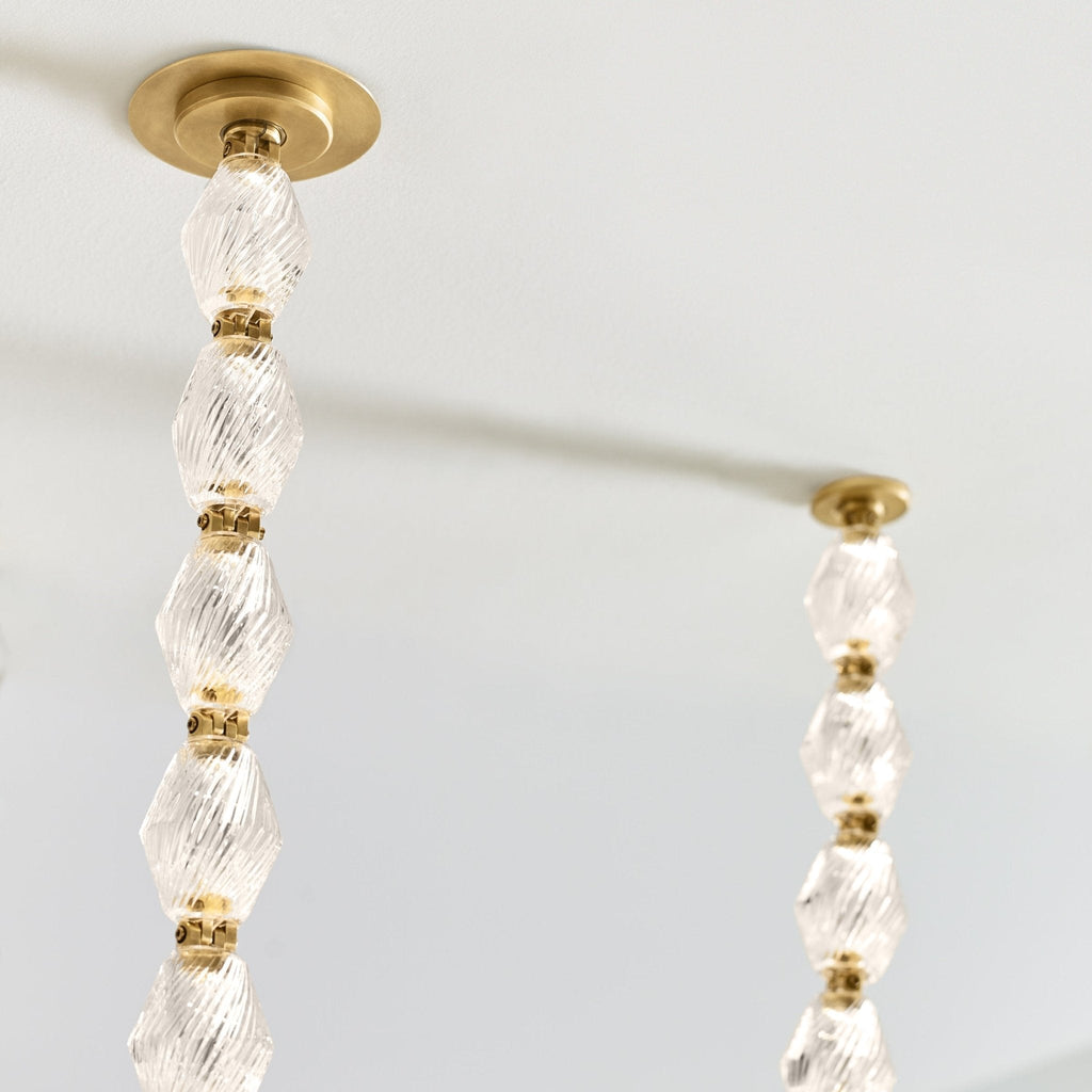 Ivrenenora Glass Chandelier-Moonnatur