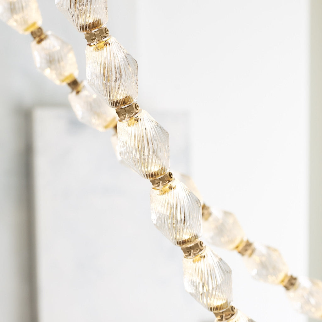 Ivrenenora Glass Chandelier-Moonnatur