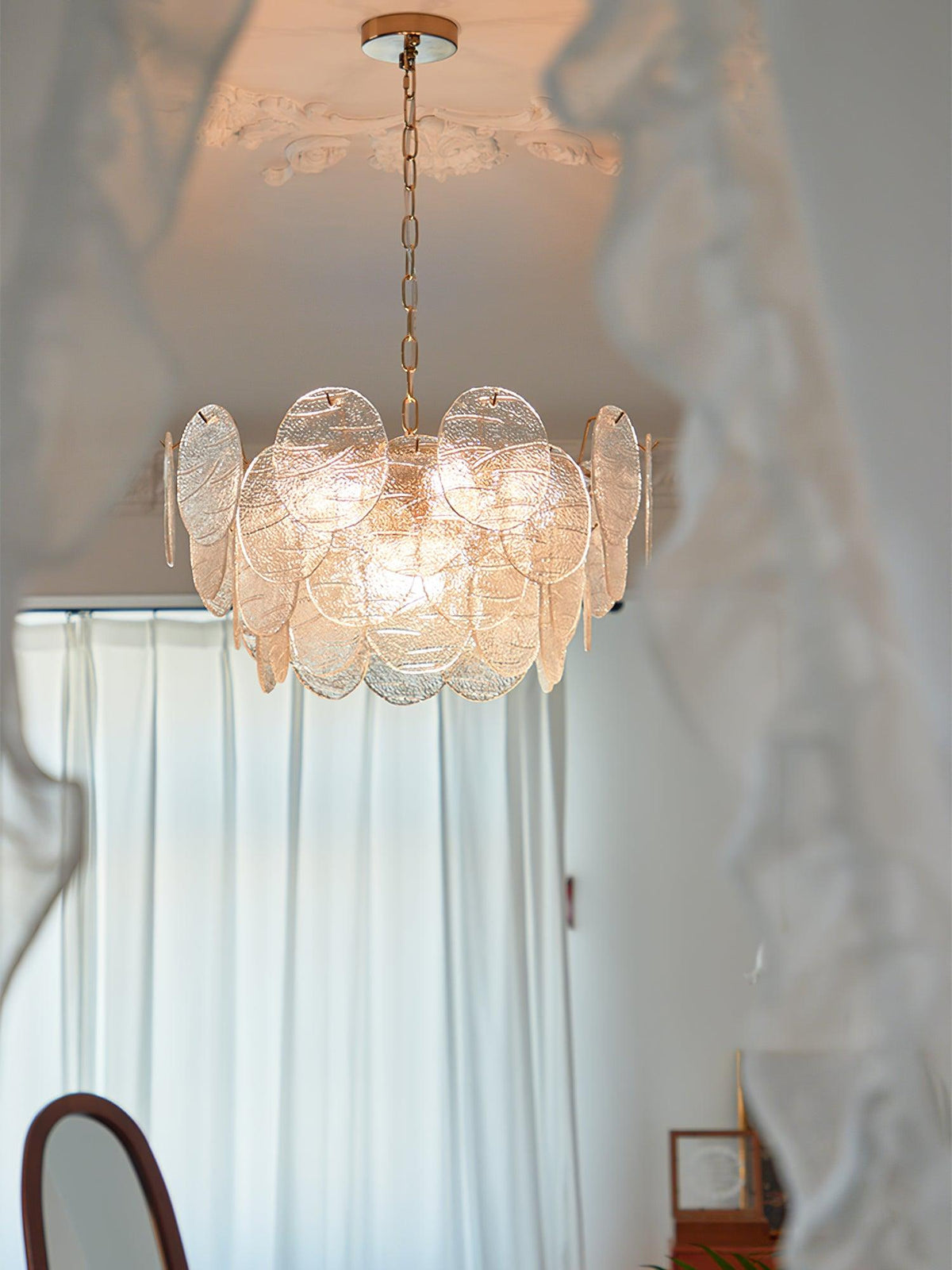 Drenenna Glass Chandelier-Moonnatur