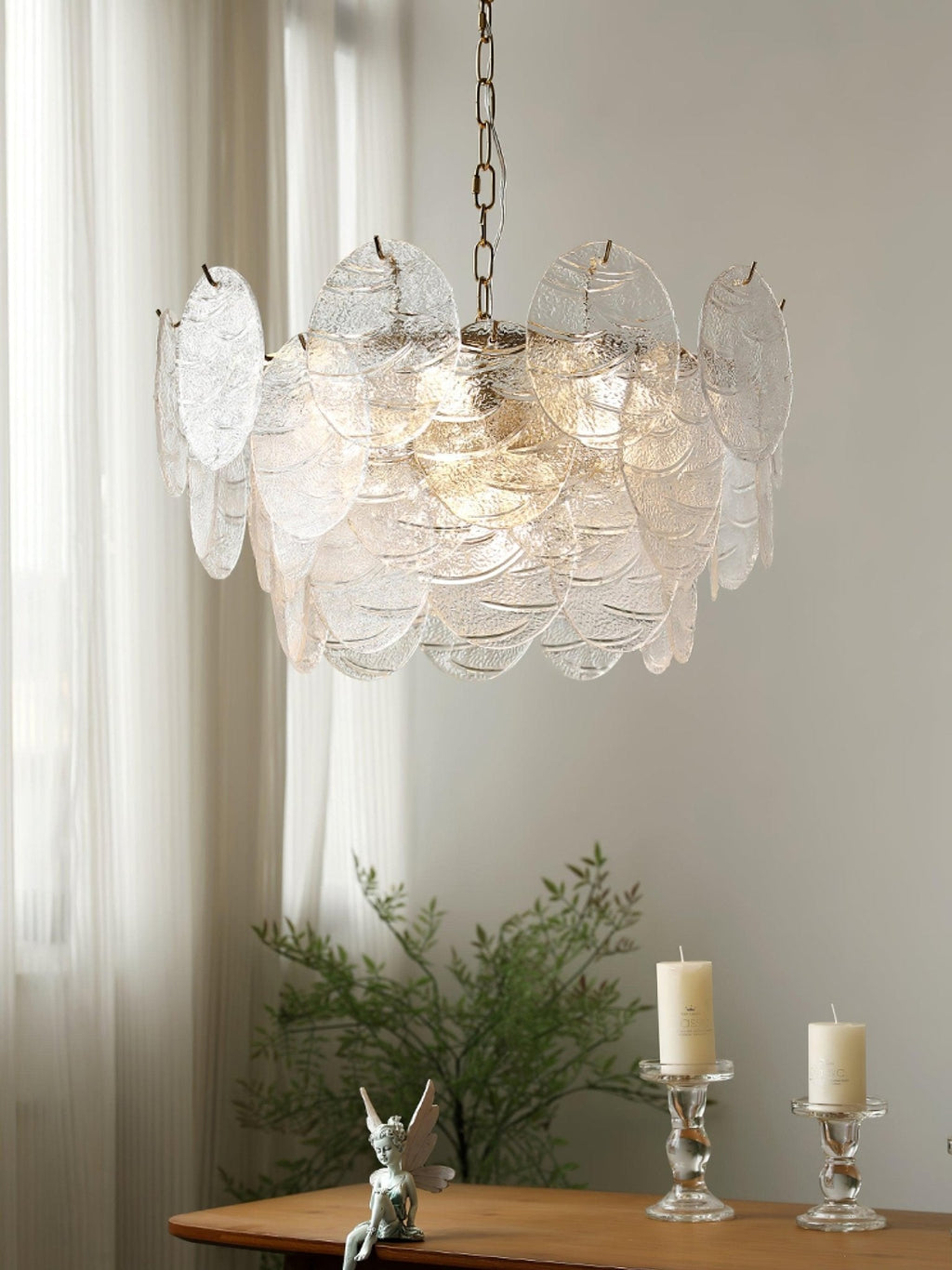 Drenenna Glass Chandelier-Moonnatur