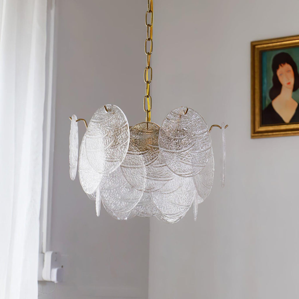 Drenenna Glass Chandelier-Moonnatur