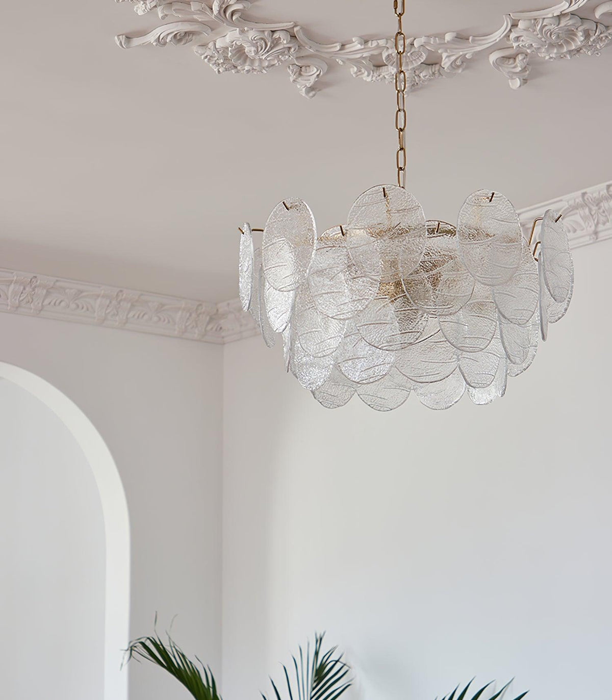Drenenna Glass Chandelier-Moonnatur