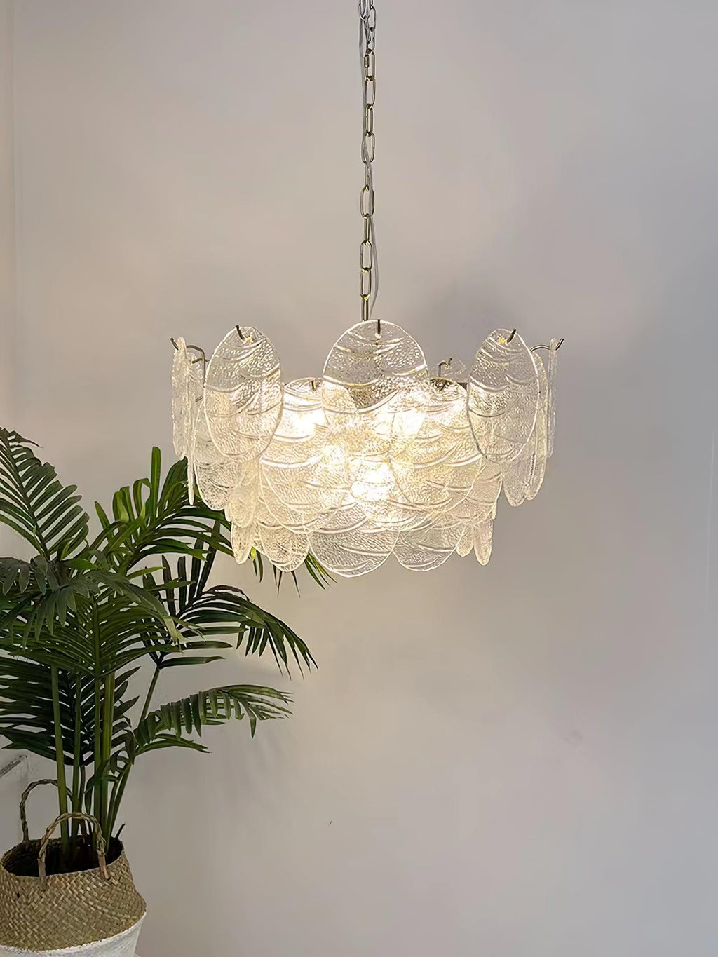 Drenenna Glass Chandelier-Moonnatur