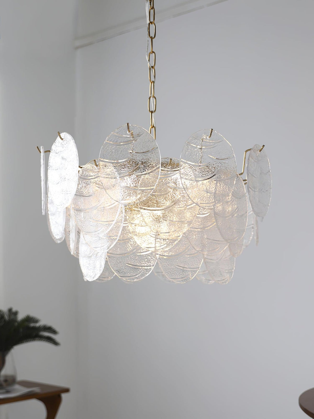 Drenenna Glass Chandelier-Moonnatur