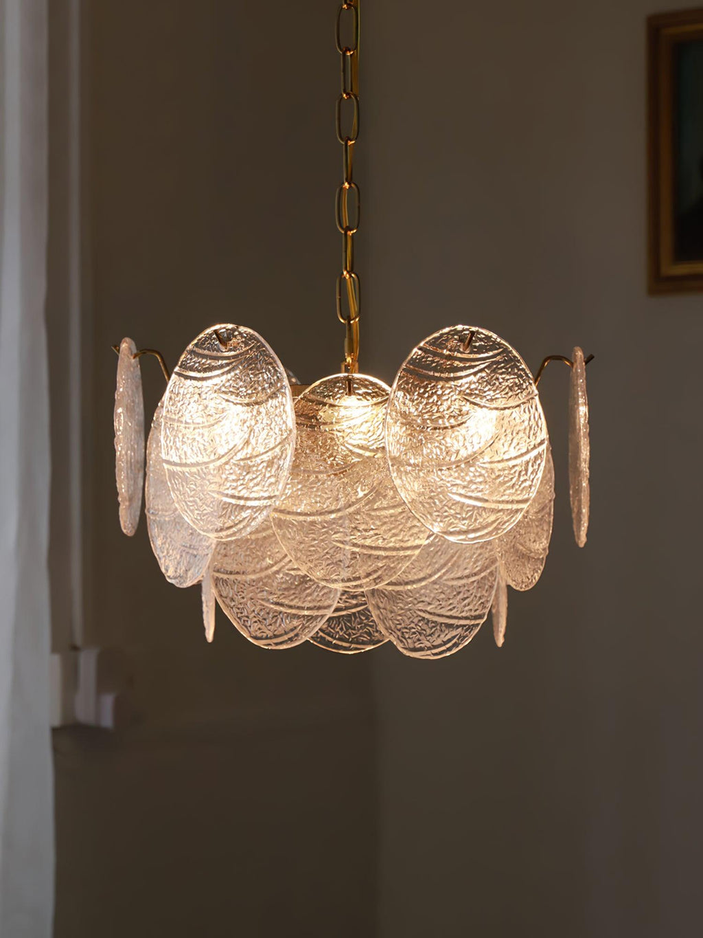 Drenenna Glass Chandelier-Moonnatur