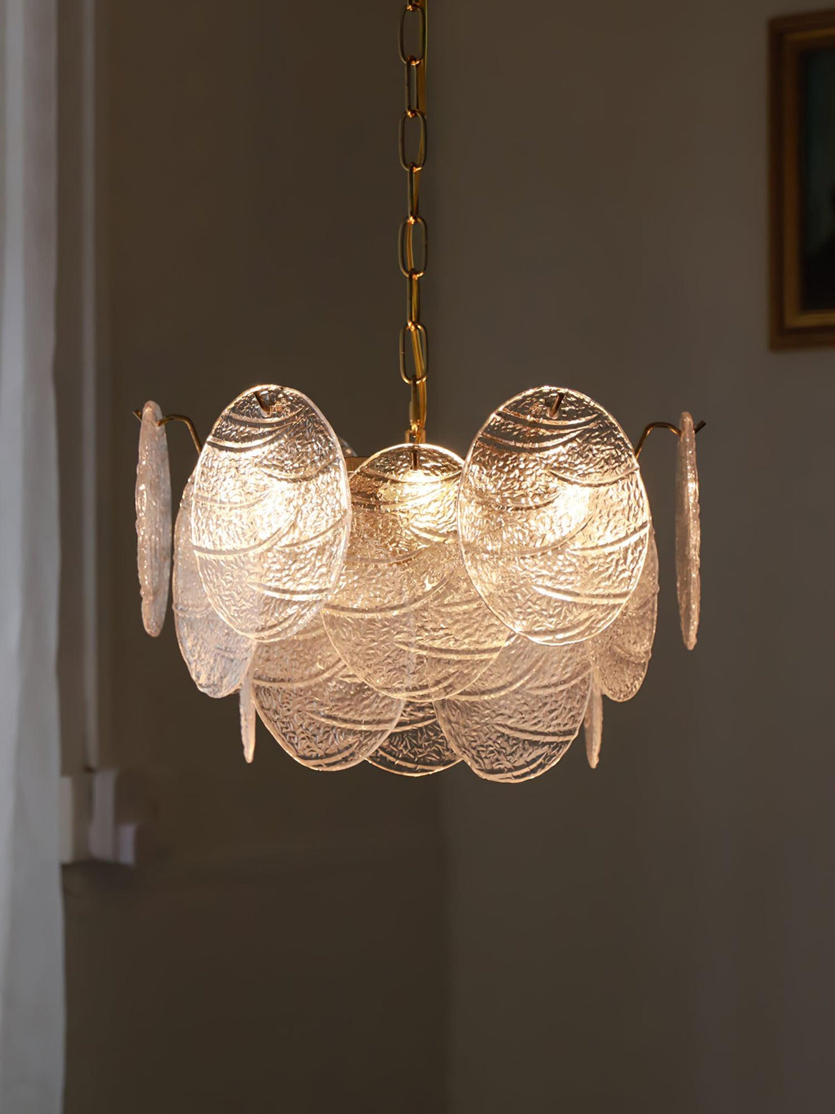 Drenenna Glass Chandelier-Moonnatur