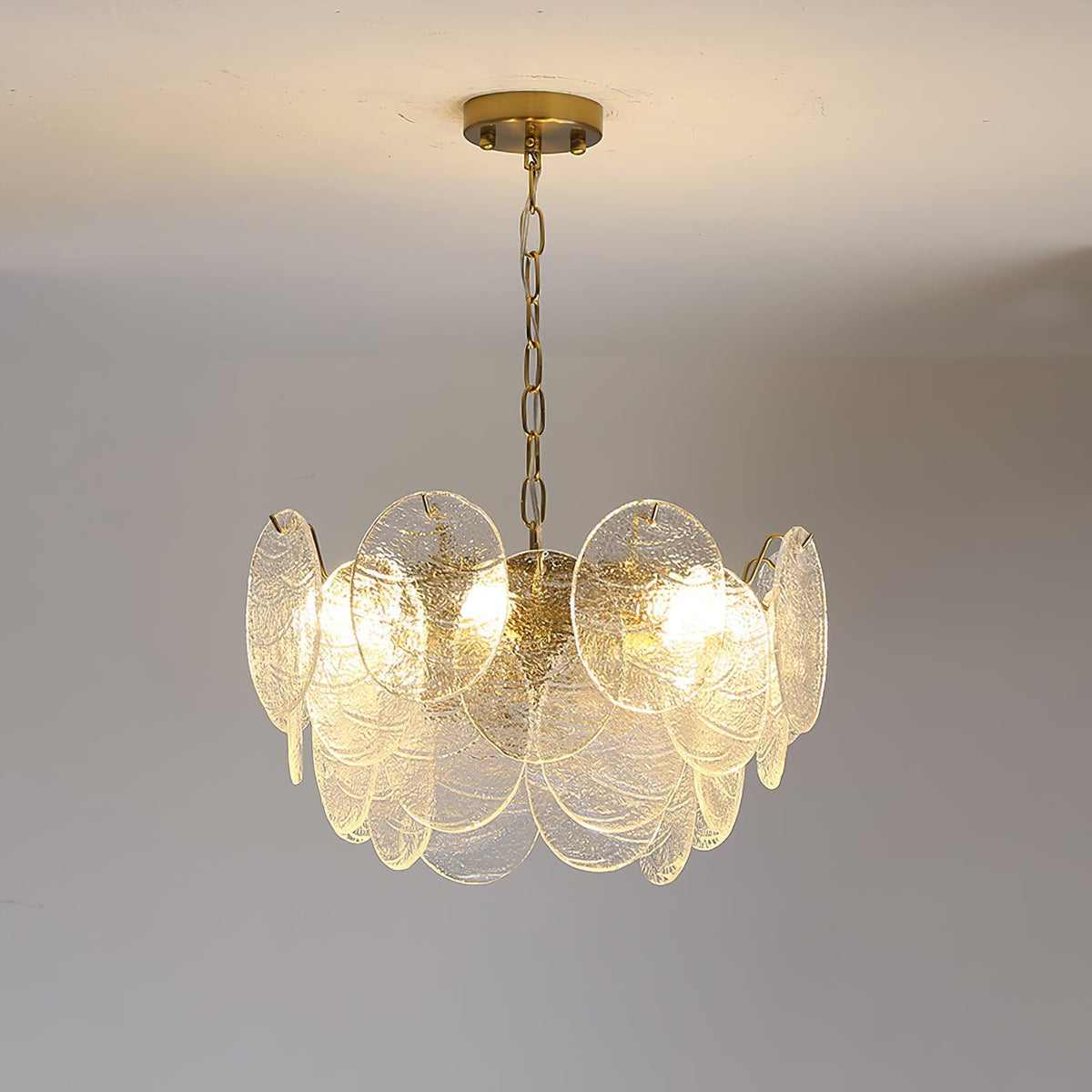 Drenenna Glass Chandelier-Moonnatur