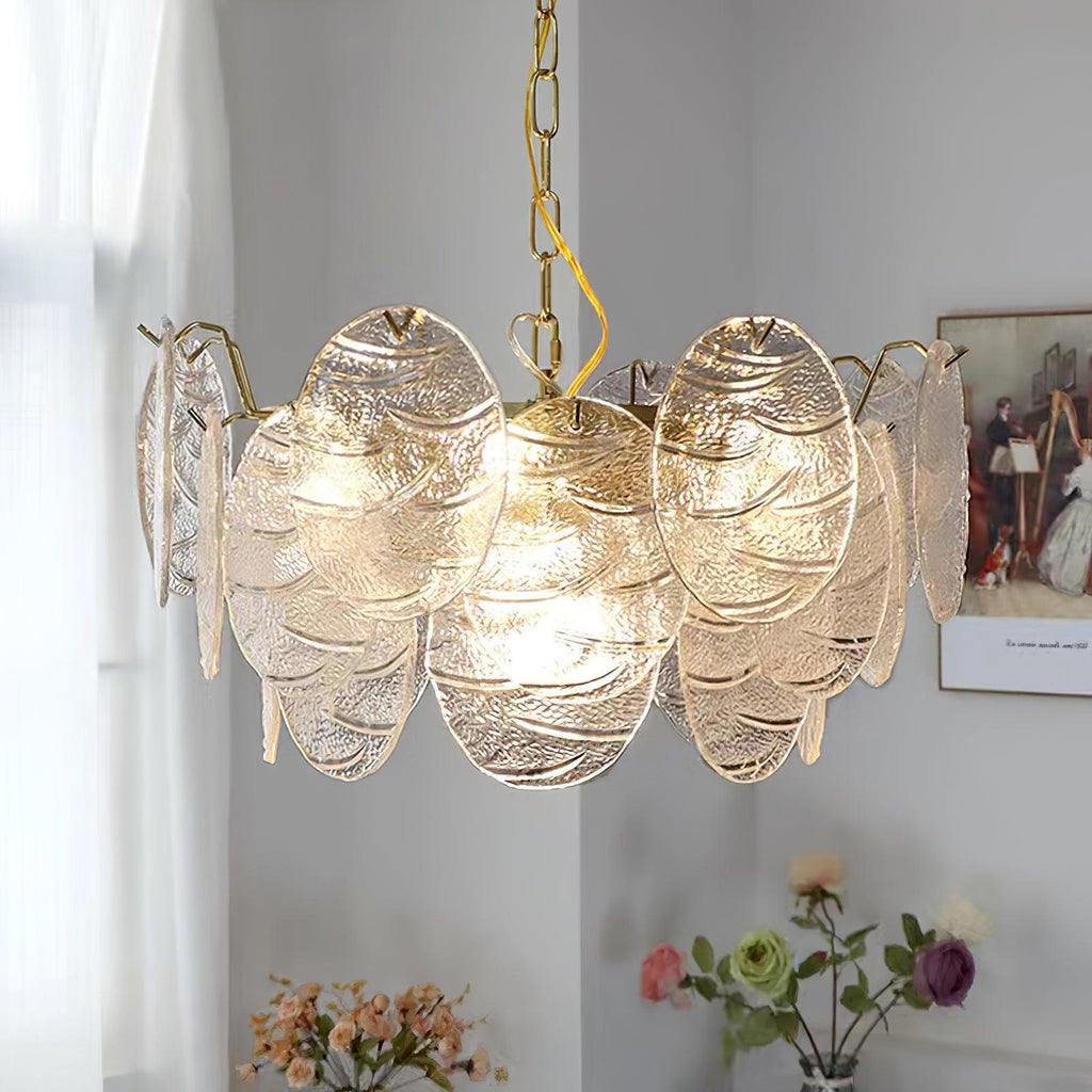 Drenenna Glass Chandelier-Moonnatur