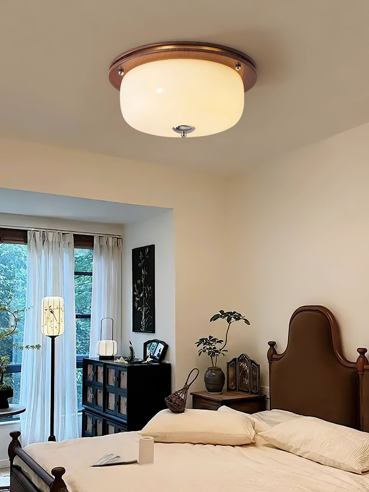 Sovelle Glass Ceiling Light-Moonnatur