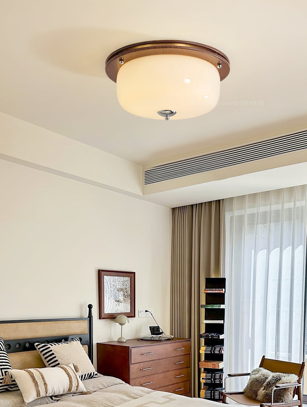 Sovelle Glass Ceiling Light-Moonnatur