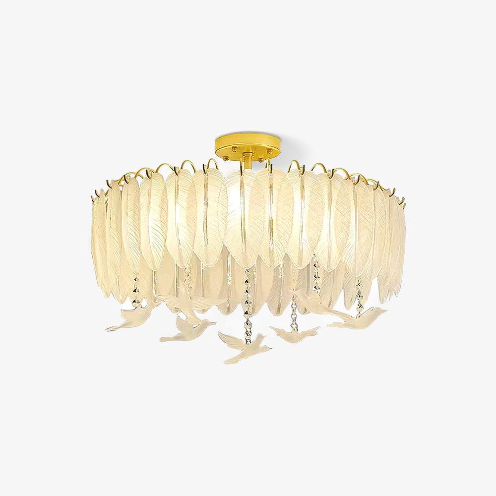 Erielle Glass Ceiling Light-Moonnatur