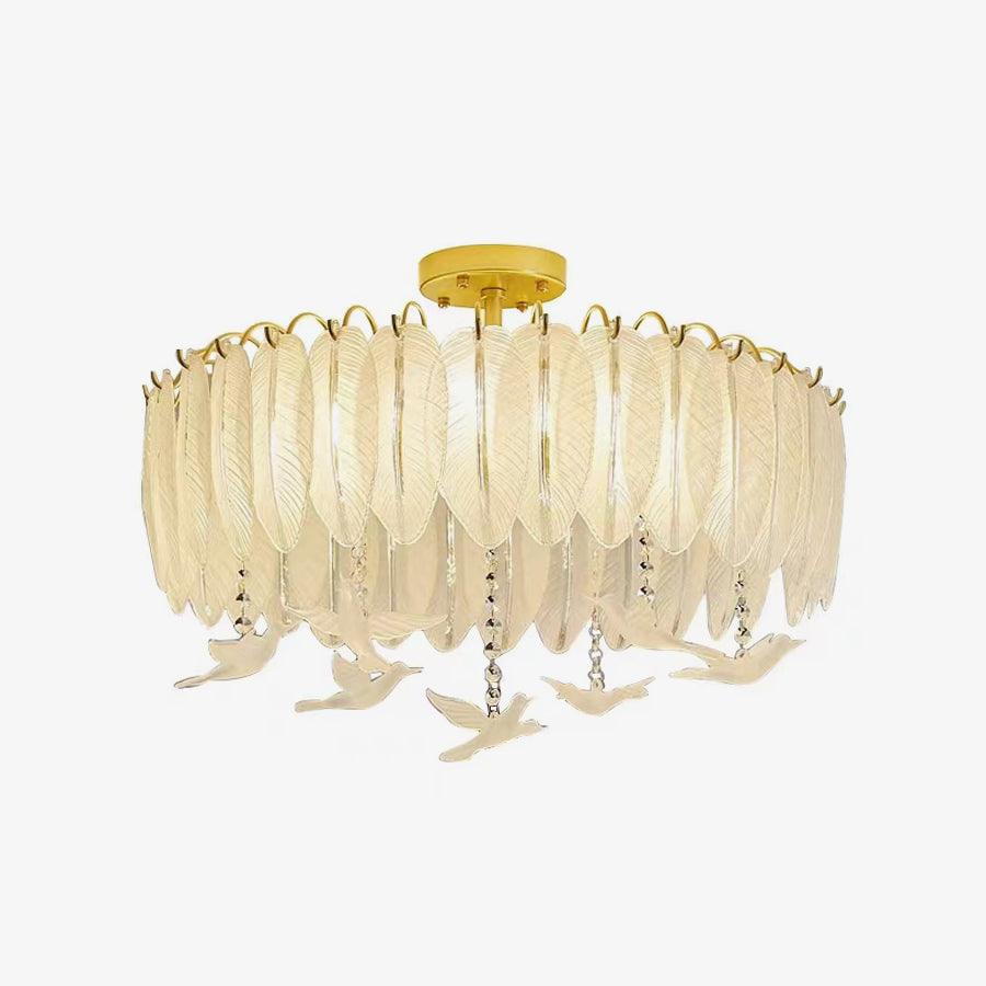 Erielle Glass Ceiling Light-Moonnatur