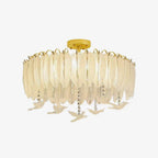 Erielle Glass Ceiling Light-Moonnatur