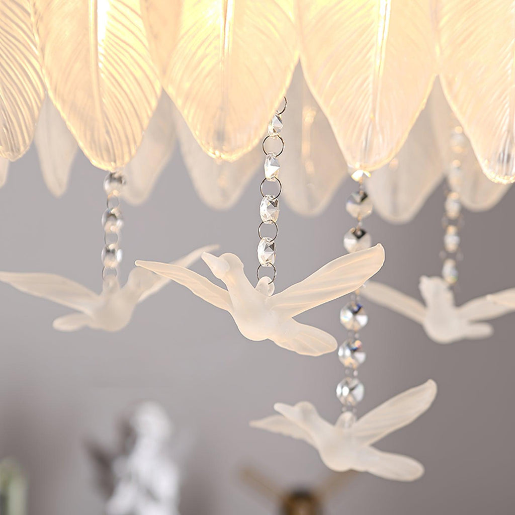 Erielle Glass Ceiling Light-Moonnatur
