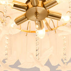 Erielle Glass Ceiling Light-Moonnatur