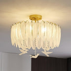 Erielle Glass Ceiling Light-Moonnatur