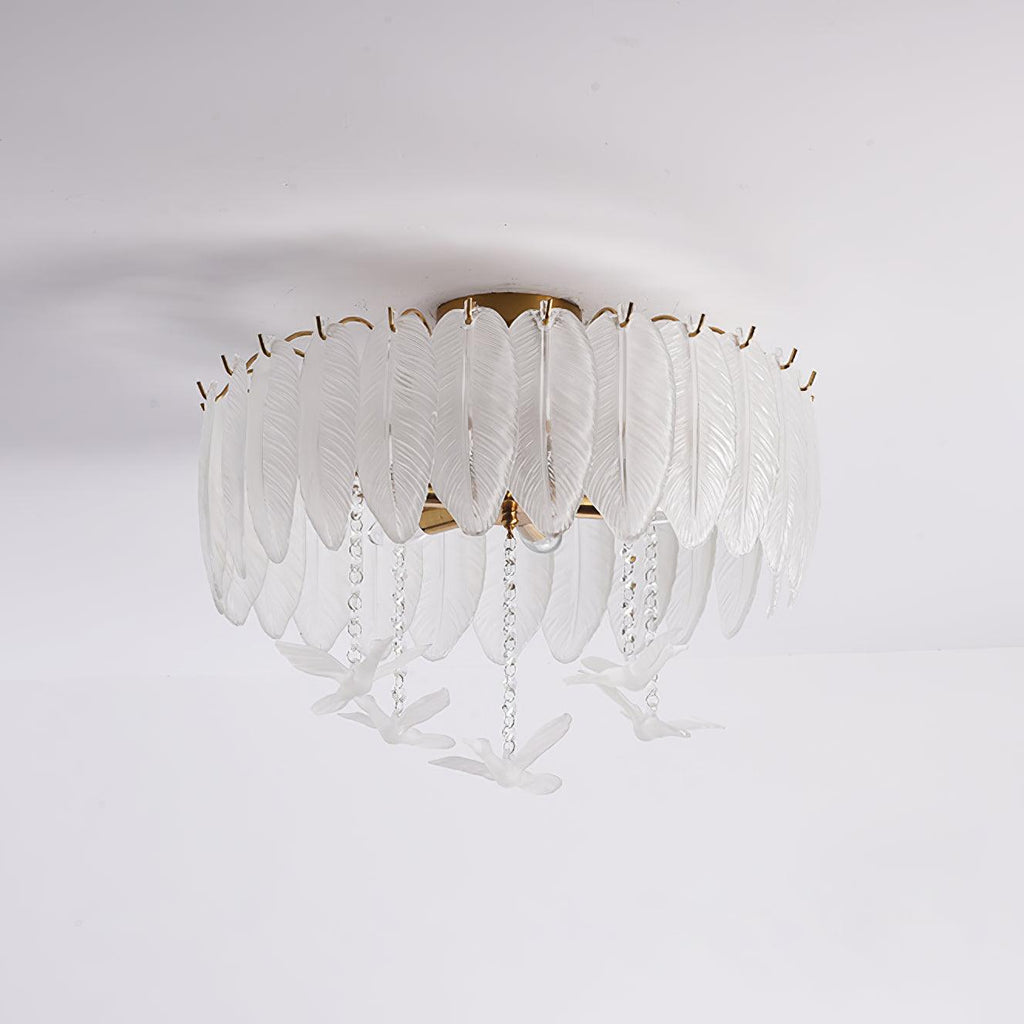 Erielle Glass Ceiling Light-Moonnatur