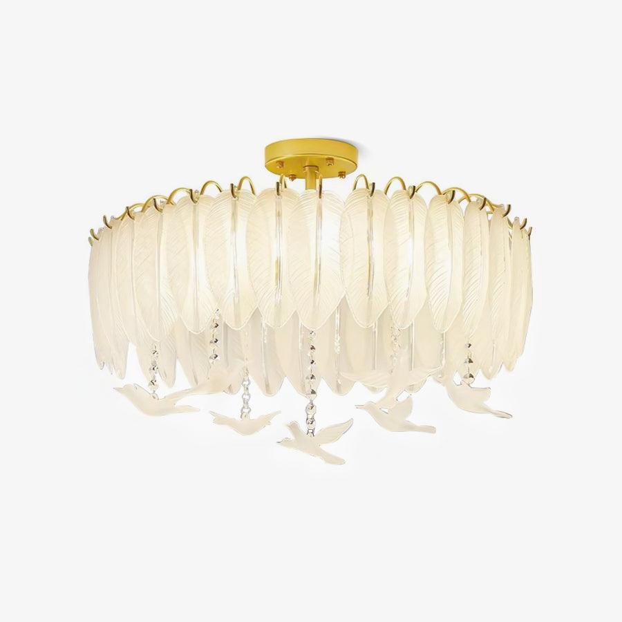 Erielle Glass Ceiling Light-Moonnatur