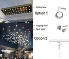Vardenelle Glass Chandelier-Moonnatur