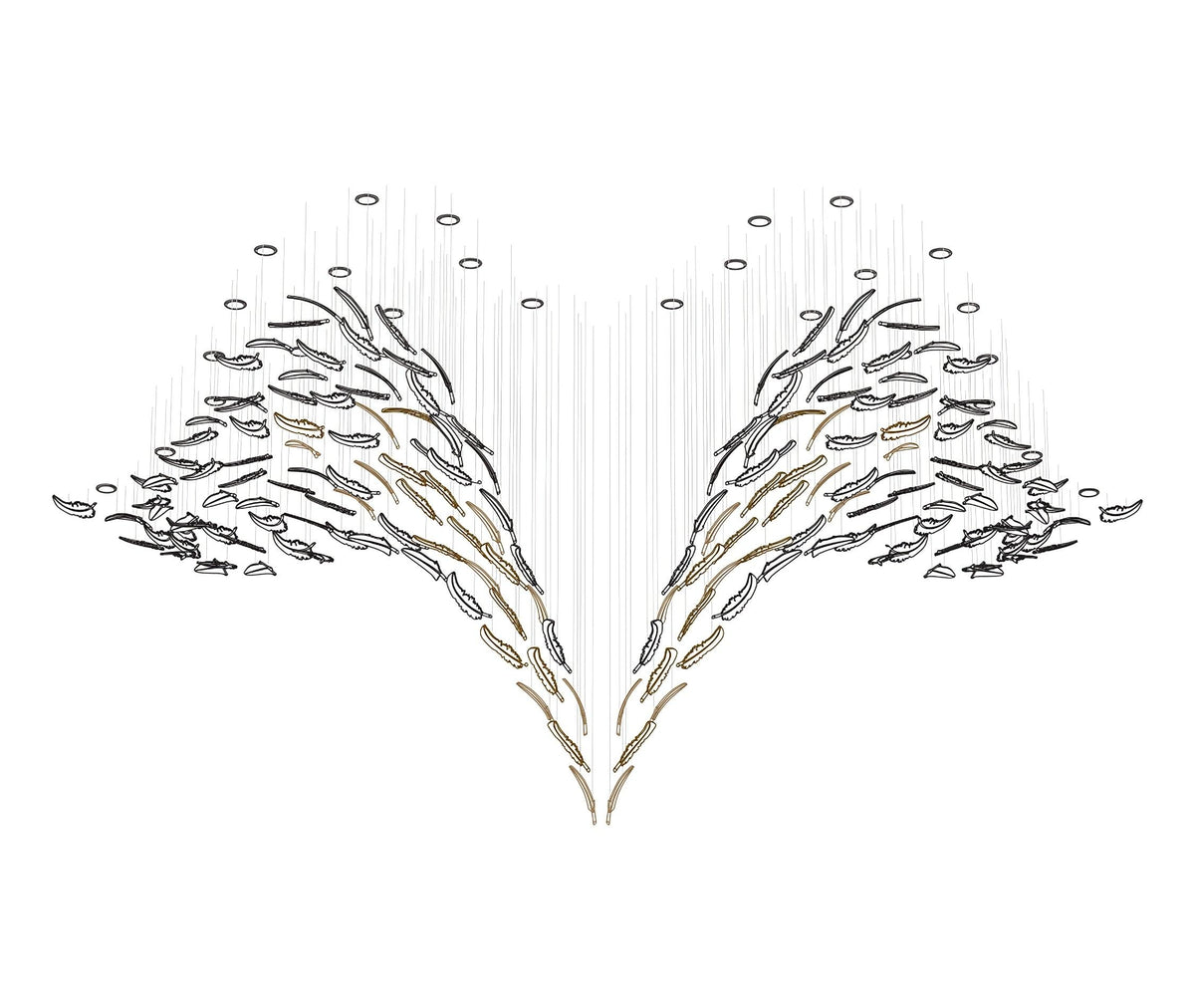 Vardenelle Glass Chandelier-Moonnatur